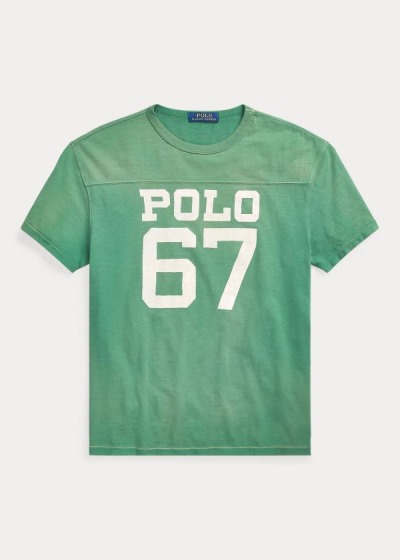 Playeras Polo Ralph Lauren Hombre Verdes - Classic Fit Graphic - FKHUV3561